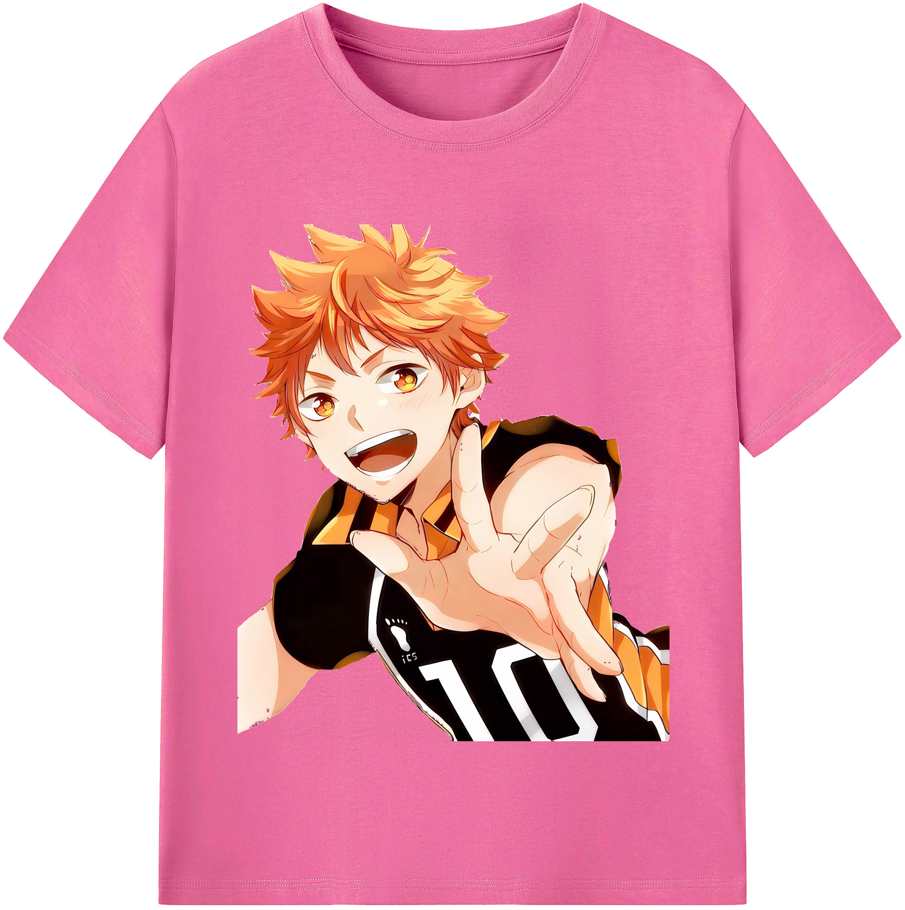 （画像用） ハイキュー!! Haikyu!! レディースカジュアルプリントTシャツ（綿100％）